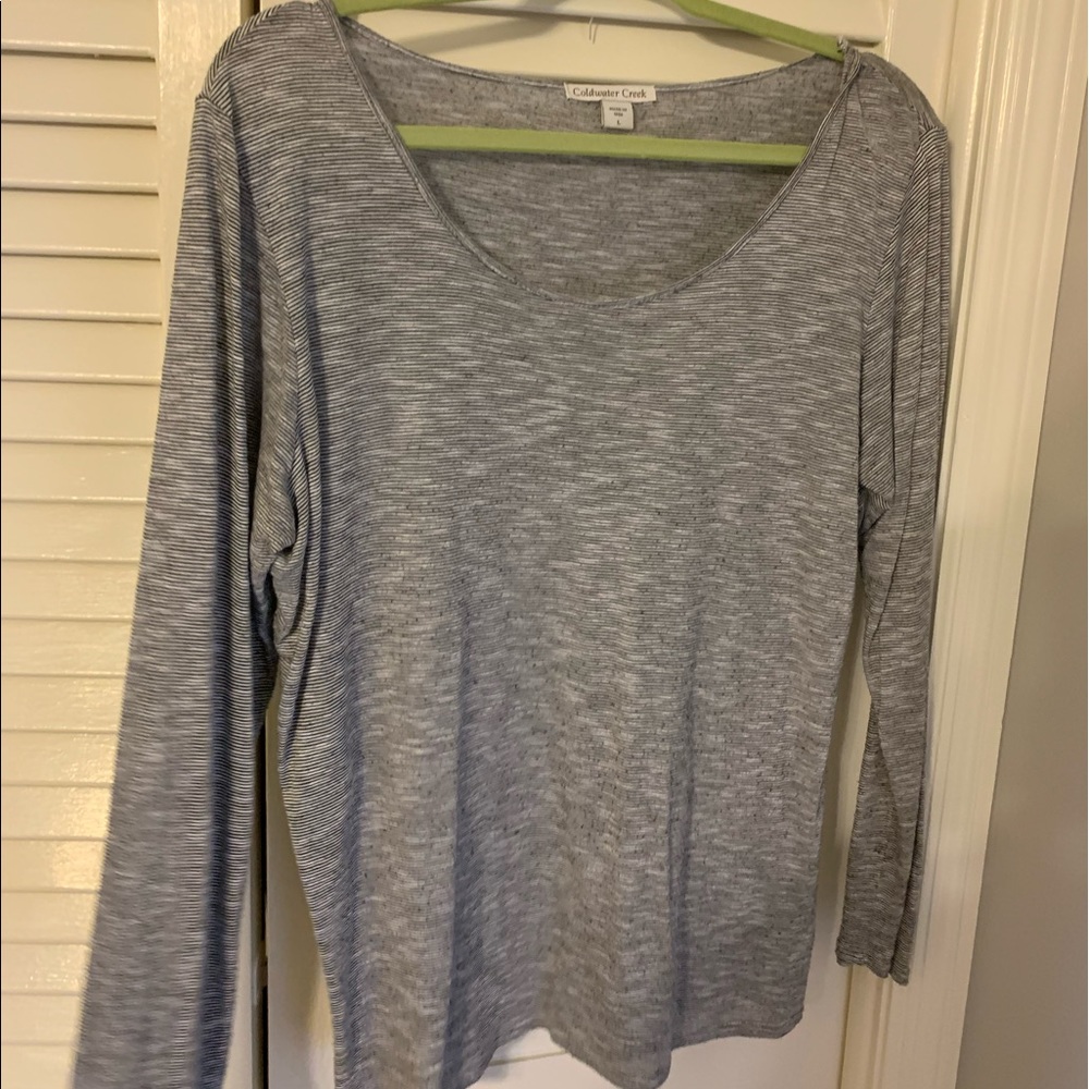 Striped Flowy Tops